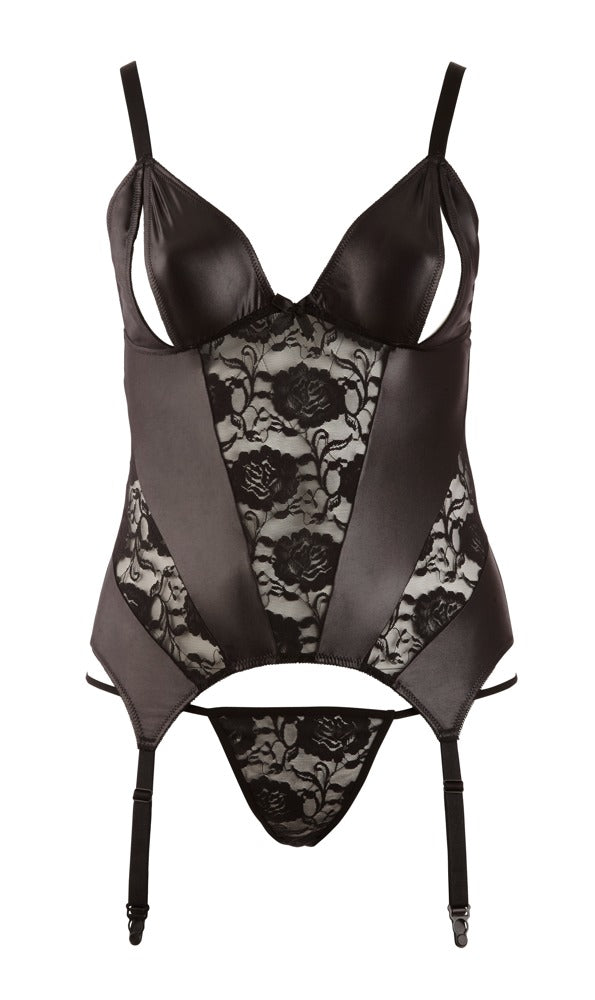 Cami Suspender Open Cottelli Curves Talla 3XL - Conjunto Seductor