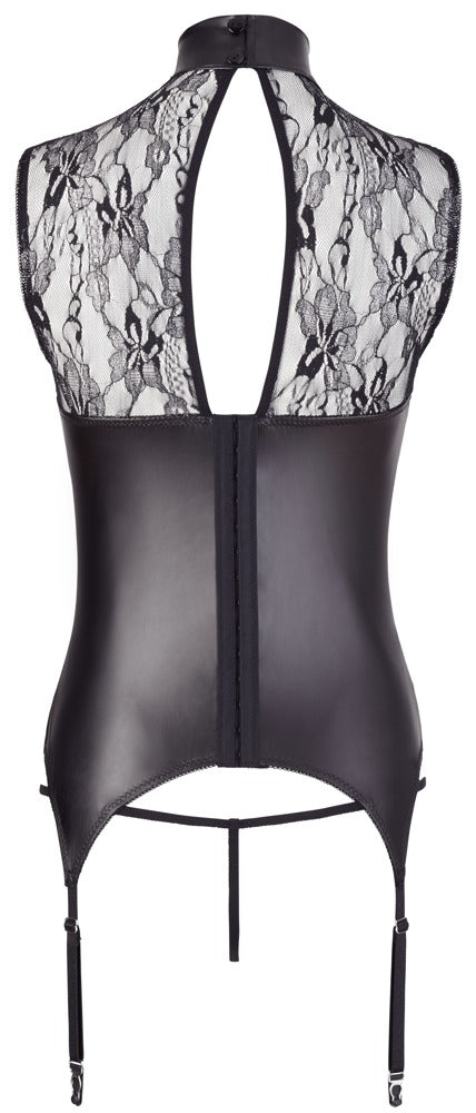 Lace Basque S - Conjunto Seductor con Liguero y Tanga