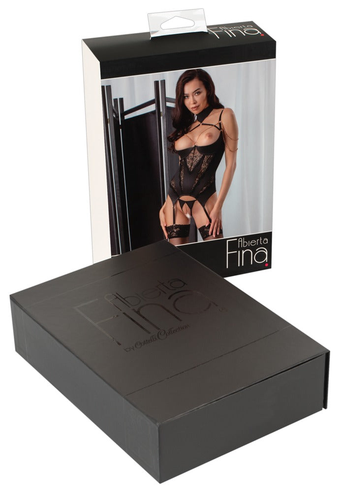 Basque 85C/XL Abierta Fina con Cadenas de Strass Desmontables