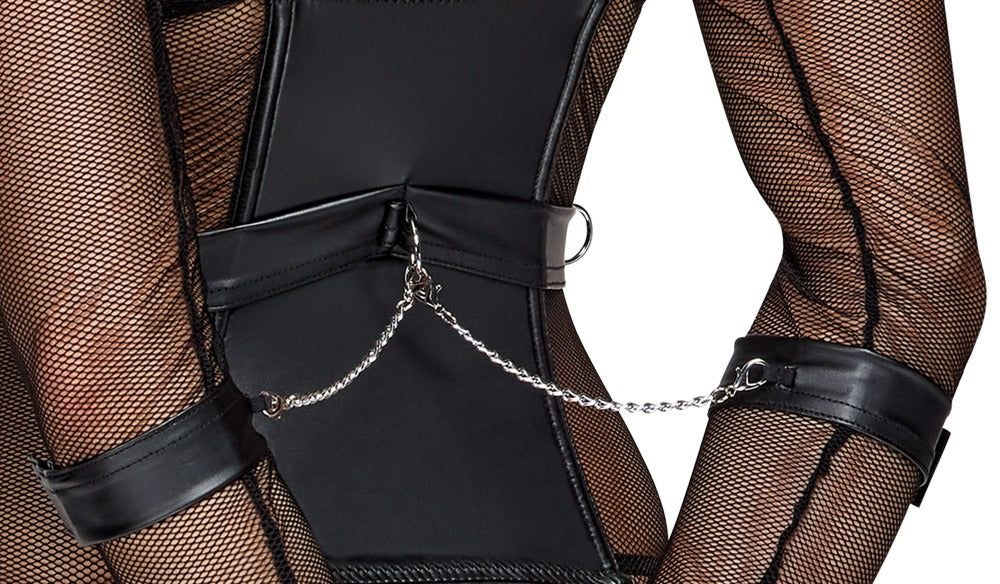 Bondage Basque M Cottelli - Conjunto de Lencería con Accesorios