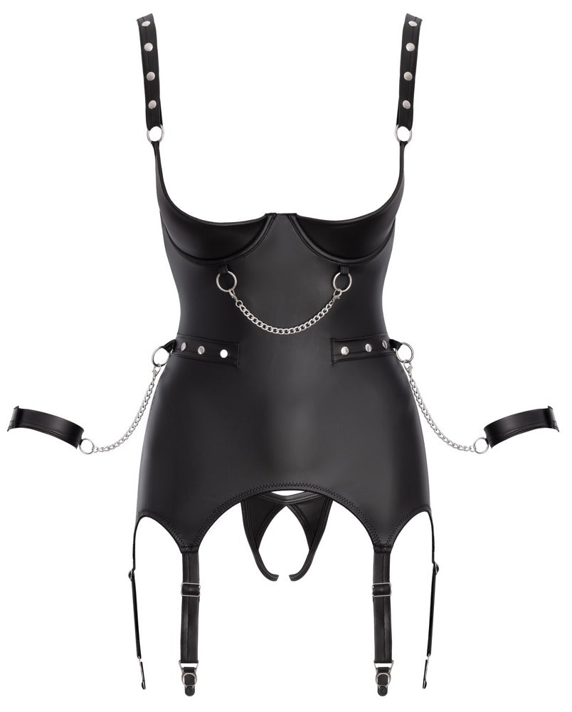 Basque Bondage XL Cottelli - Set Completo con Liguero y Esposas
