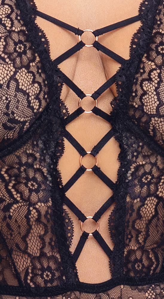 Body Lace Encaje Ouvert Cottelli Curves 95E/2XL