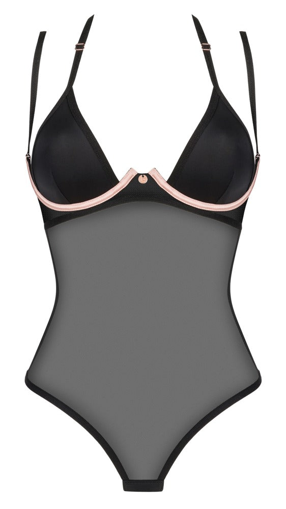 Body Selinne XL/2XL - Elegancia en Fishnet Negro