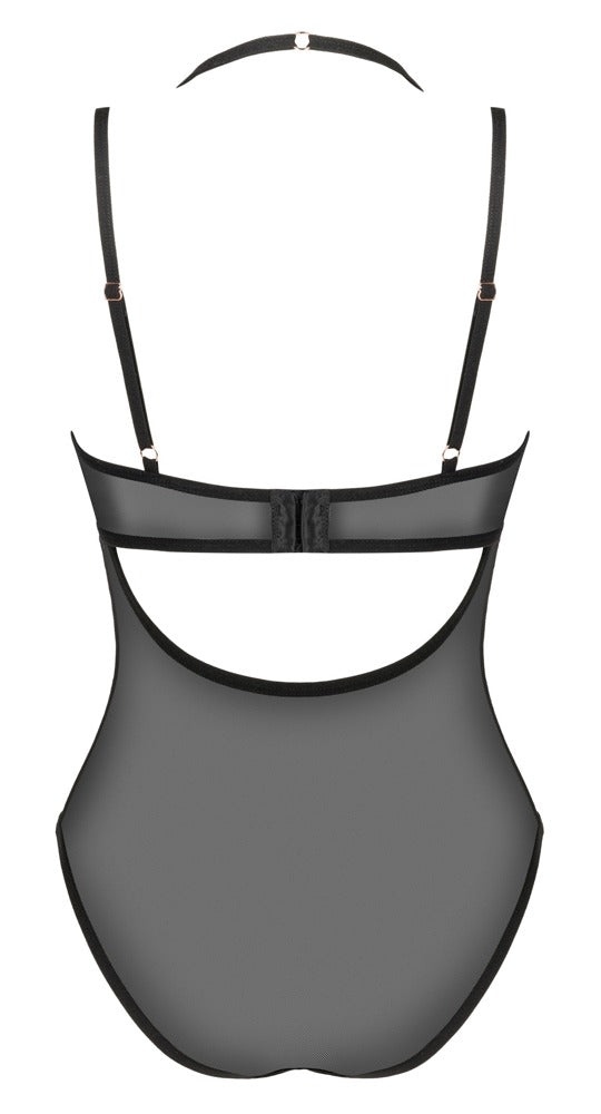 Body Selinne Obsessive - Elegancia en Fishnet Negro Talla M/L