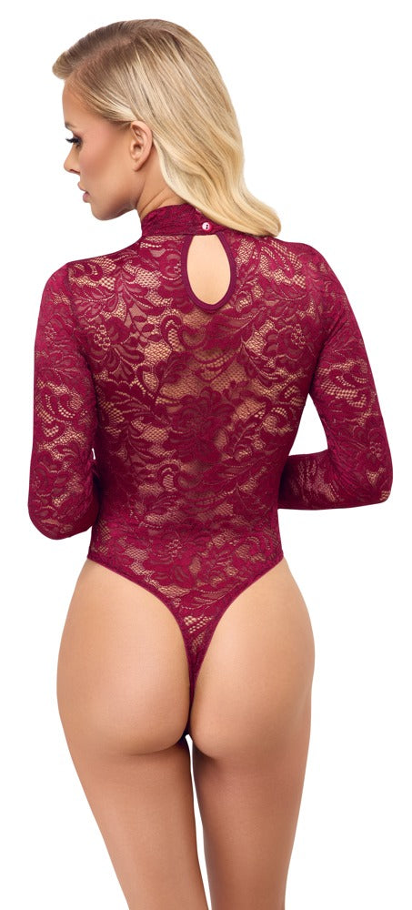 Body de Encaje Rojo Talla L - Cottelli Lingerie