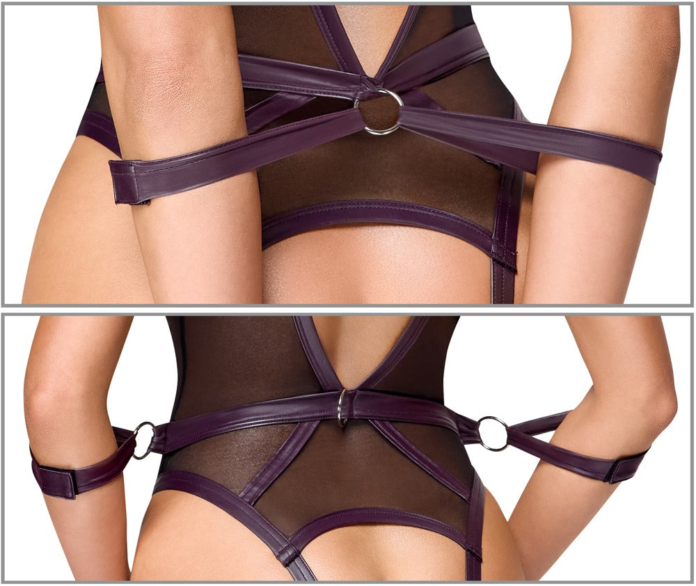 Body Bondage M Cottelli con Accesorios - Powernet Negro