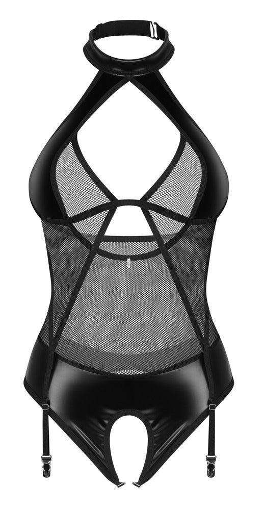 Body Crotchless Obsessive S/M - Malla y Efecto Mojado