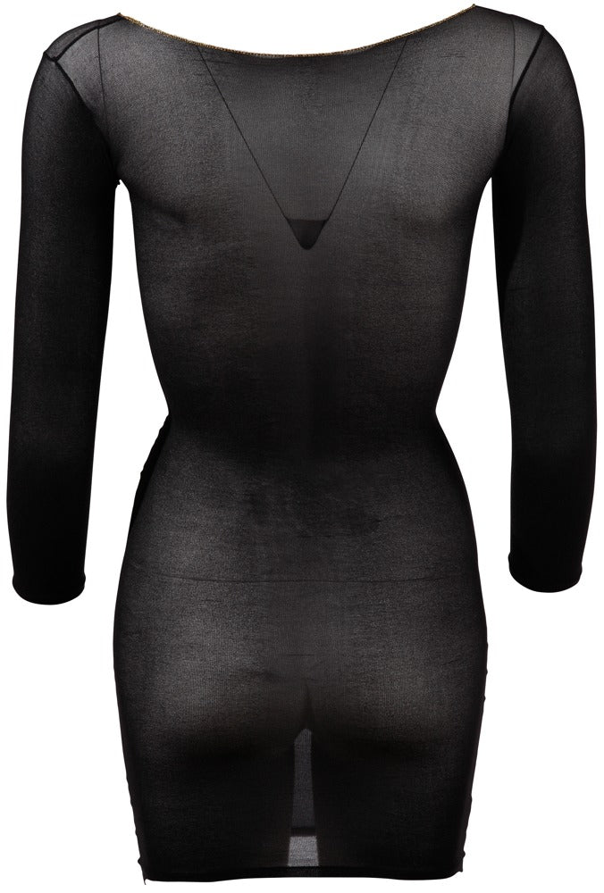 Nylon Mini Dress No:Xqse - Vestido de Lencería Transparente S-L