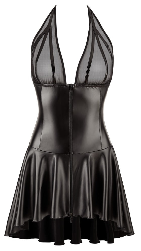 Dress 2-way Zip XL Negro - Vestido Fiesta Ajustado con Cremallera Doble