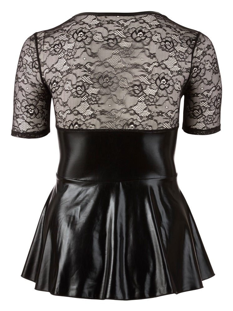 Vestido de Fiesta Negro y Rojo Cottelli Curves Talla 4XL