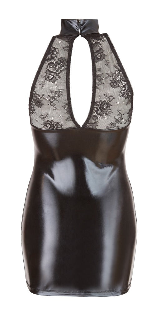 Vestido Fiesta Negro con Encaje XL - Cottelli PARTY