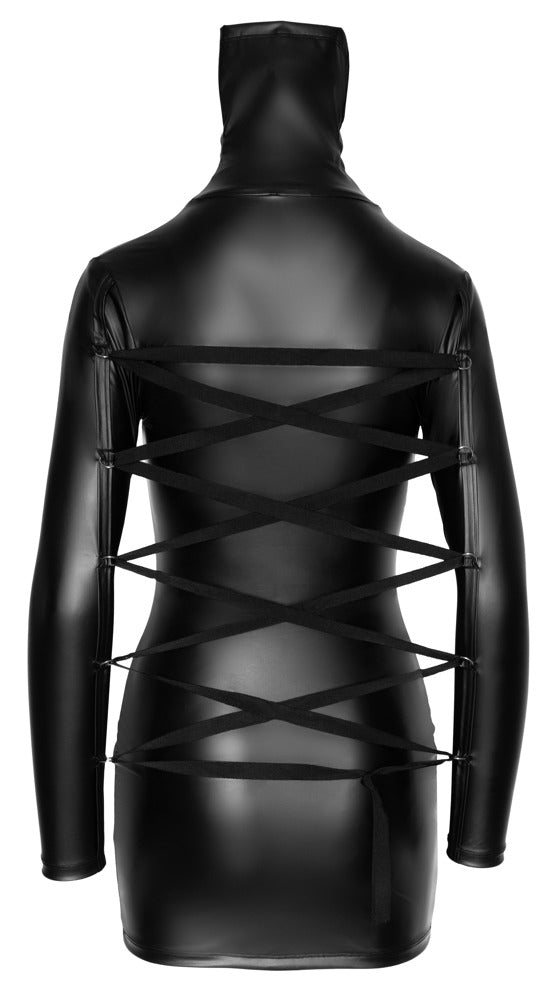 Vestido Negro Elástico Cottelli BONDAGE Talla L