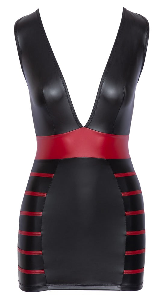 Vestido Fiesta Cottelli PARTY Negro y Rojo Talla S