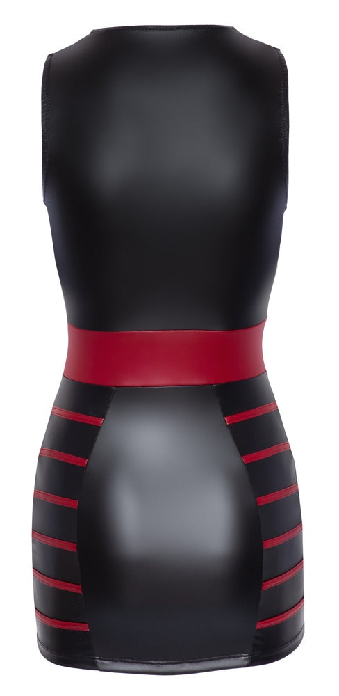 Vestido Fiesta Cottelli PARTY Negro y Rojo Talla S