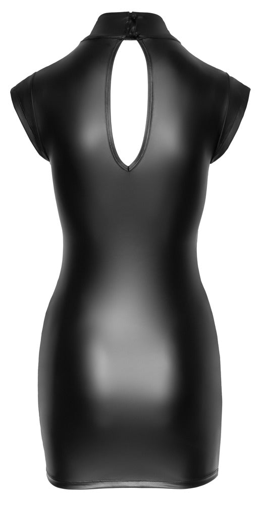 Vestido Fiesta XL Cottelli PARTY Negro Entallado con Powernet