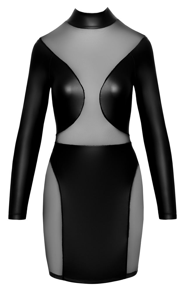 Vestido Largo Manga Larga XL Cottelli Party - Diseño Elegante Negro