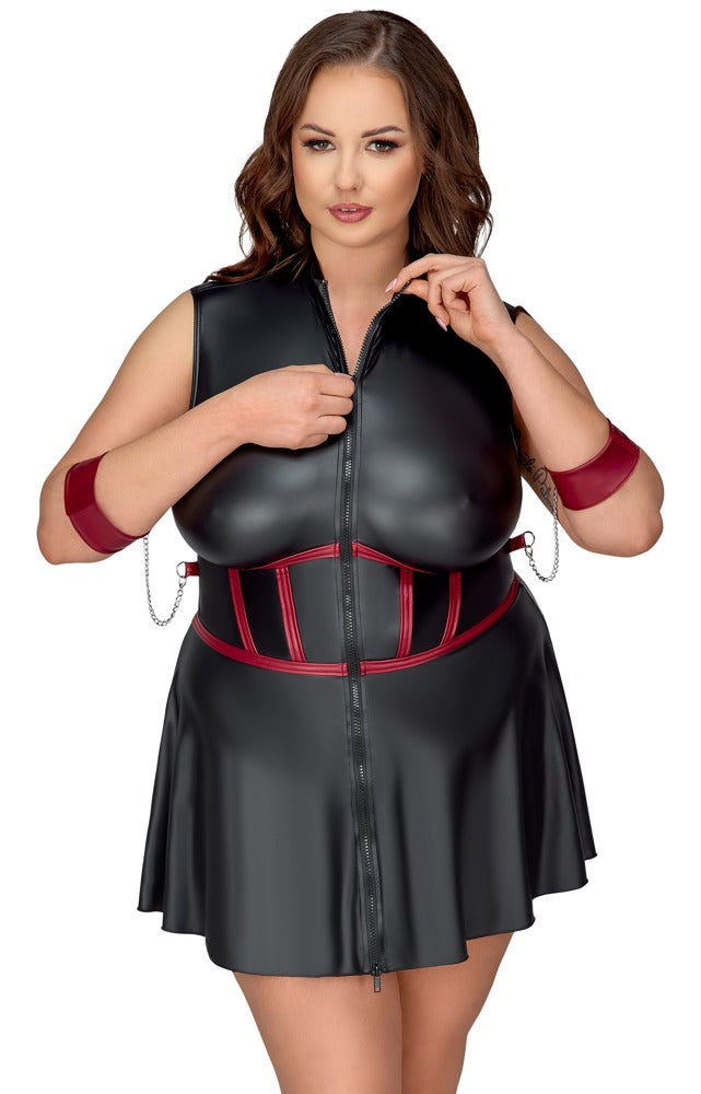 Dress Bodice XL Cottelli BONDAGE - Vestido Corto Ajustado Negro