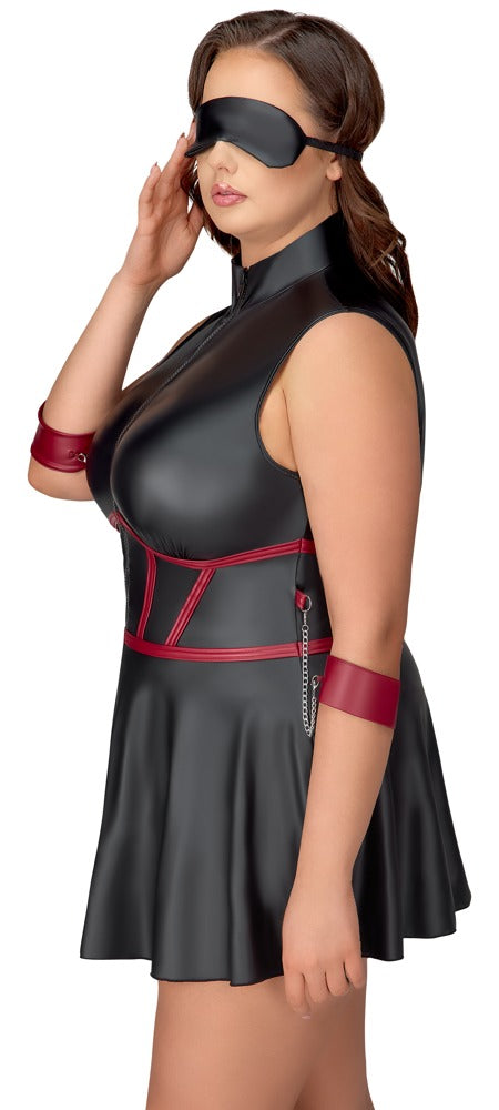 Dress Bodice XL Cottelli BONDAGE - Vestido Corto Ajustado Negro