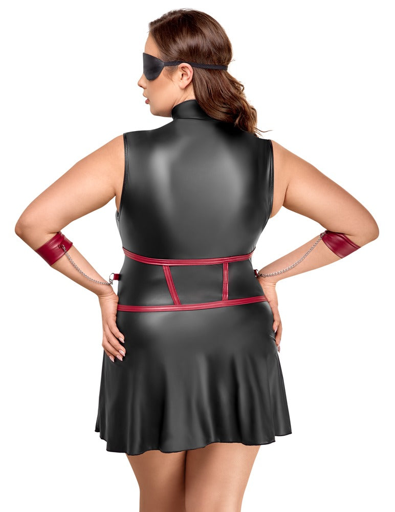 Dress Bodice XL Cottelli BONDAGE - Vestido Corto Ajustado Negro