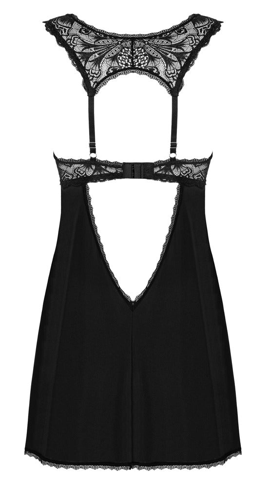 Babydoll Donna Dream XL/2XL Negro - Obsessive