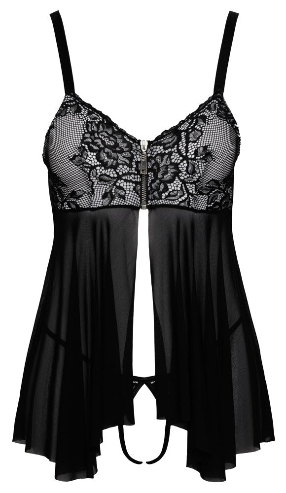 Babydoll & Thong XL Cottelli Lingerie - Conjunto Lencería Encaje