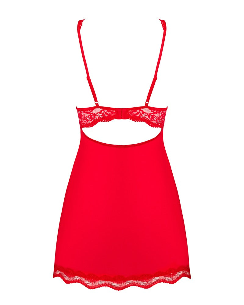 OBS Babydoll L/XL Rojo - Obsessive Luvae