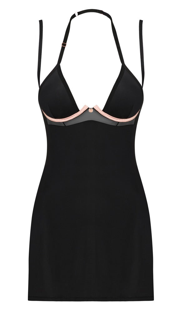 Vestido Selinne Negro con Tanga - Obsessive M/L