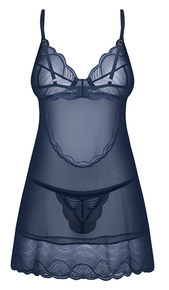 OBS Chemise XS/S - Conjunto Nightly Blue de Obsessive