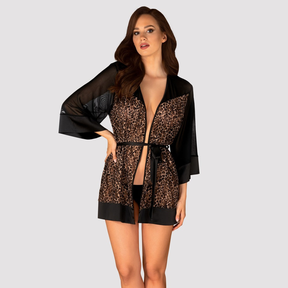 OBS Robe S/M - Kimono Semitransparente Obsessive