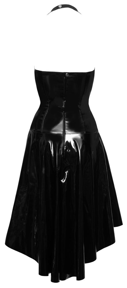 Vinyl Dress M Black Level - Vestido Charol Negro Brillante