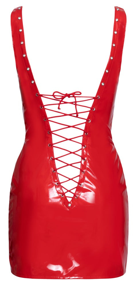 Vinyl Dress Red XL - Black Level