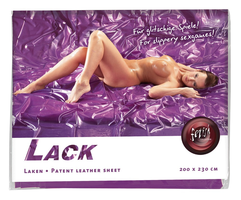 Sábana Vinilo Fetish Collection Púrpura 200x230 cm