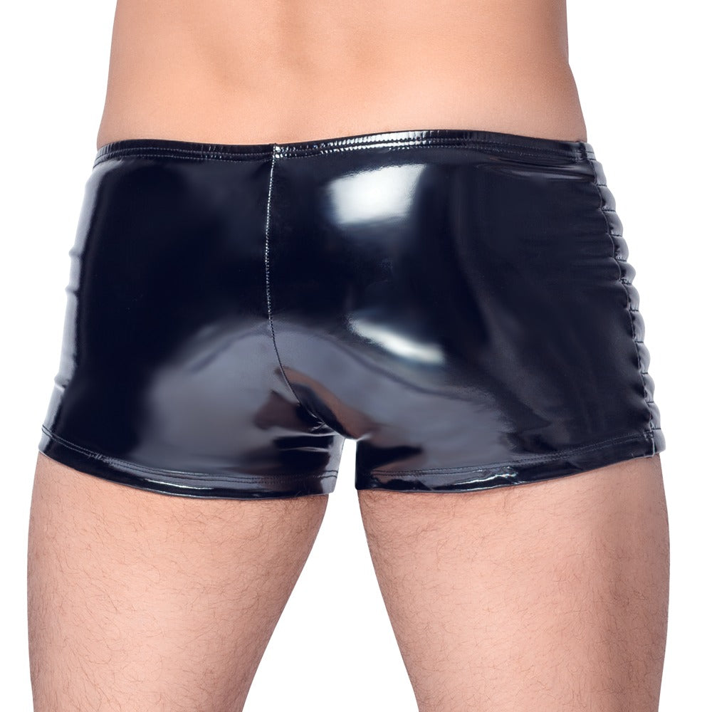 Vinyl M. Pants Biker L - Pantalones Motero Elástico Black Level