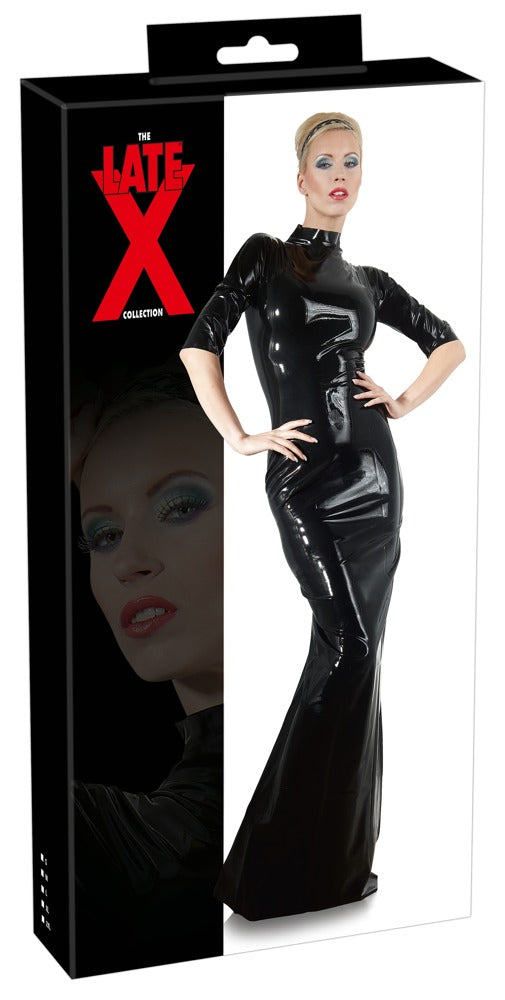 Latex Dress Black 2XL - Vestido de Látex Reversible Late X