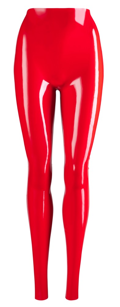 Leggings Latex Rojo Talla S - Late X