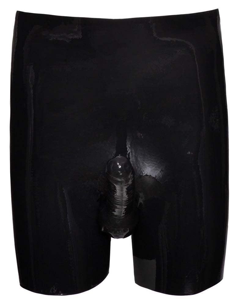 Slip de Látex Negro XL para Hombre Late X