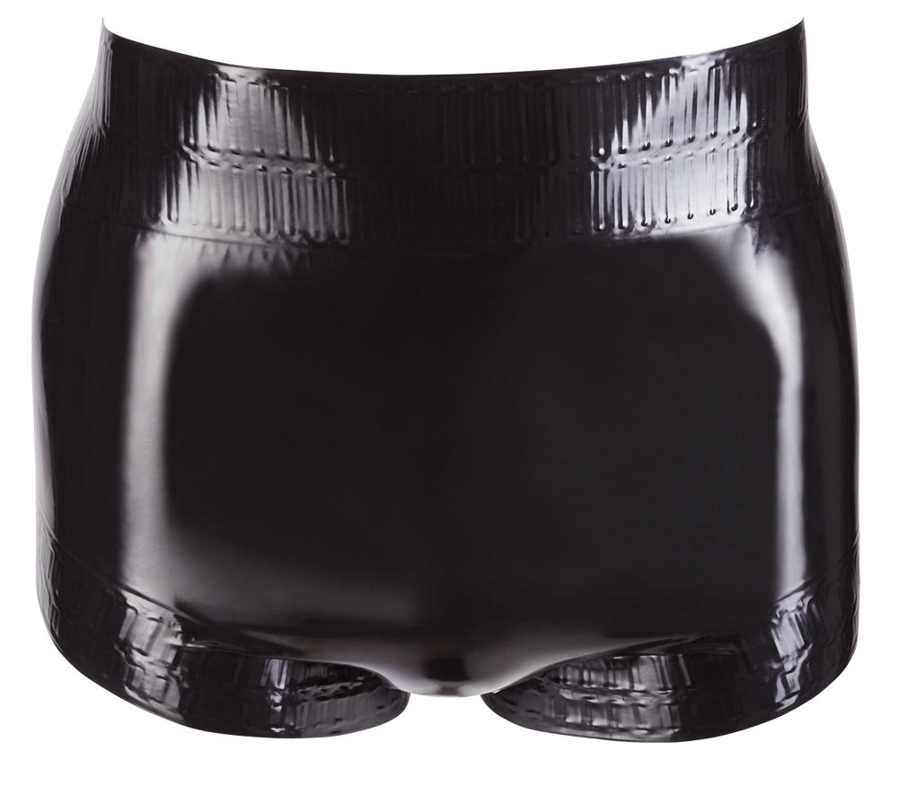 Latex Diaper Briefs Black L - Calzoncillos de Látex Late X