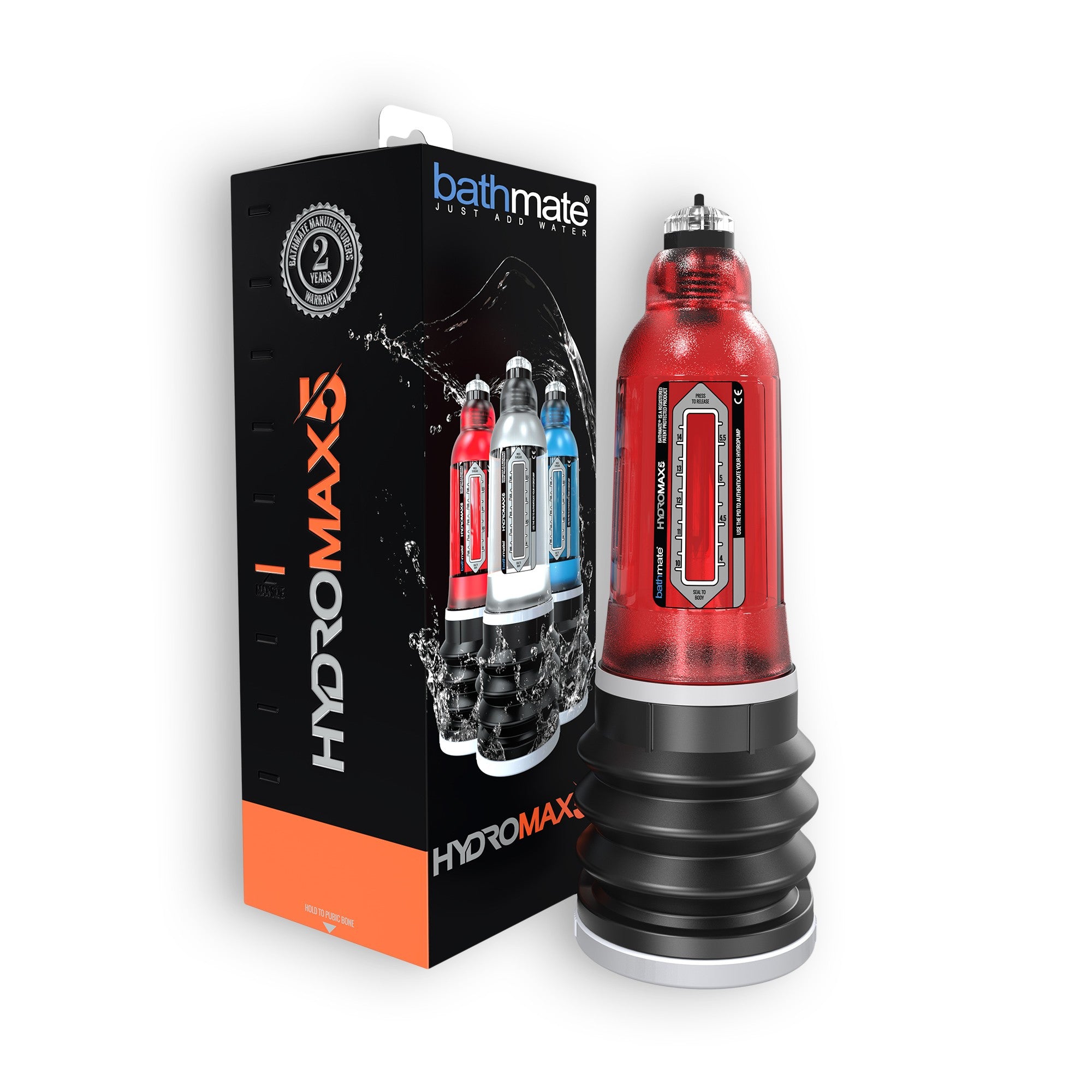 Bomba para el Pene Hydromax5 Rojo