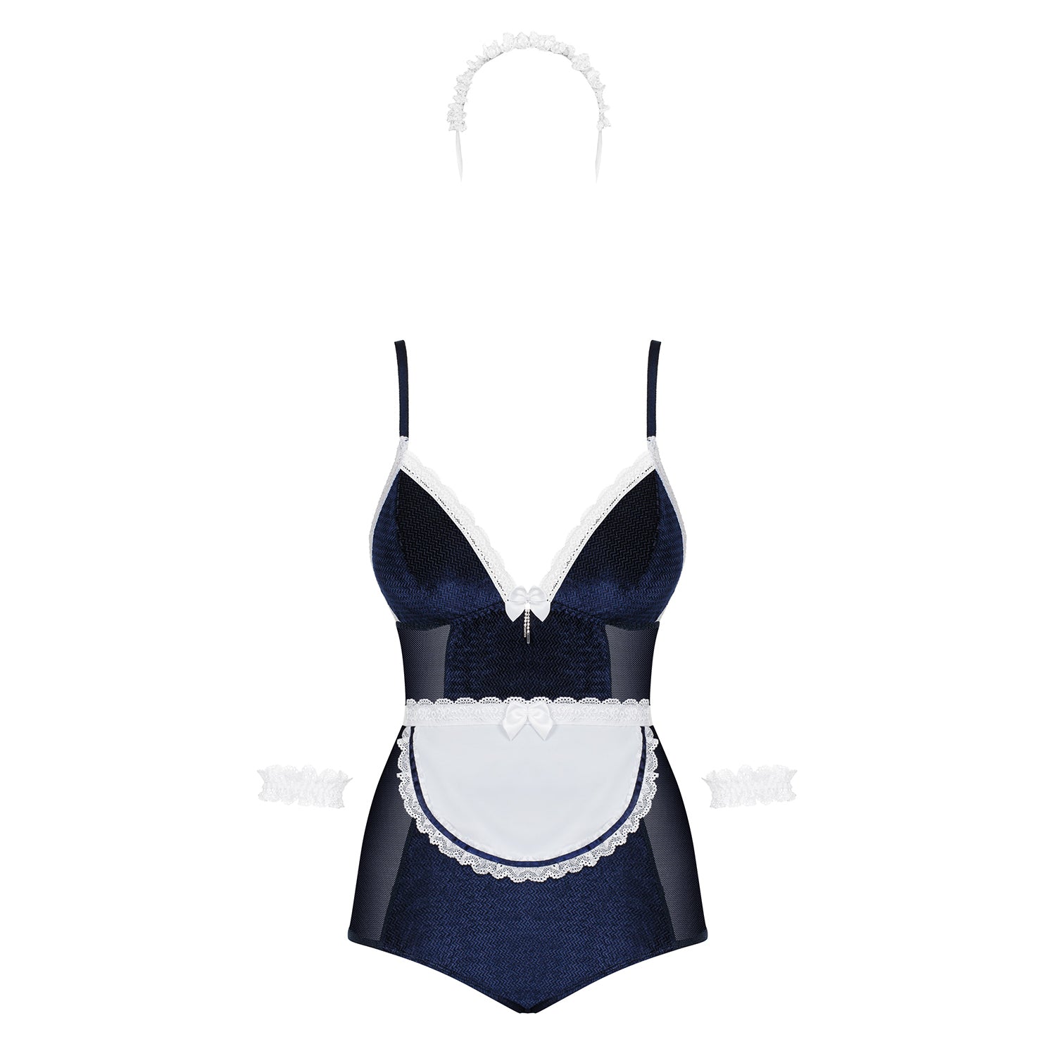 DISFRAZ MAID OBSESSIVE AZUL