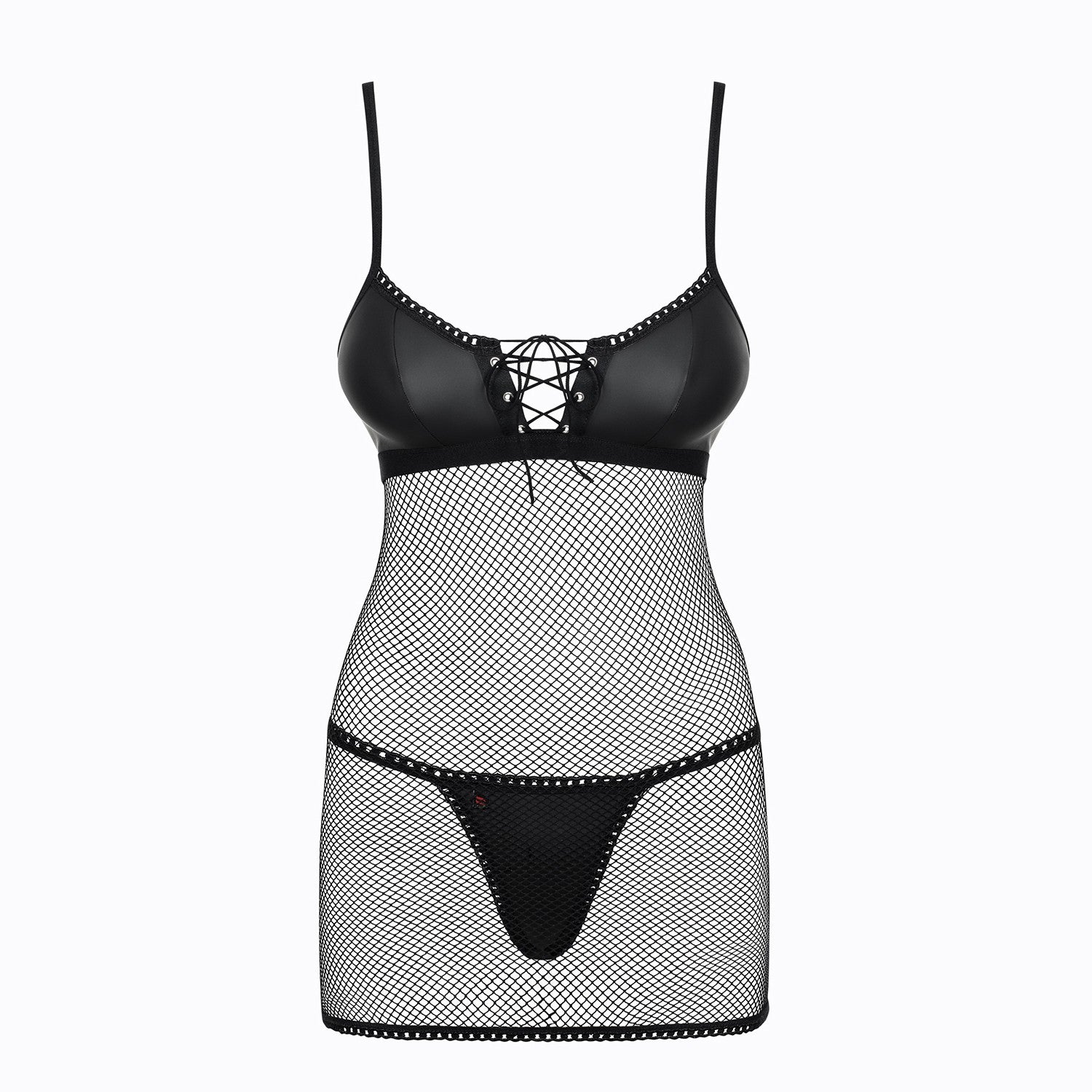 Redella Chemise y Tanga Negro