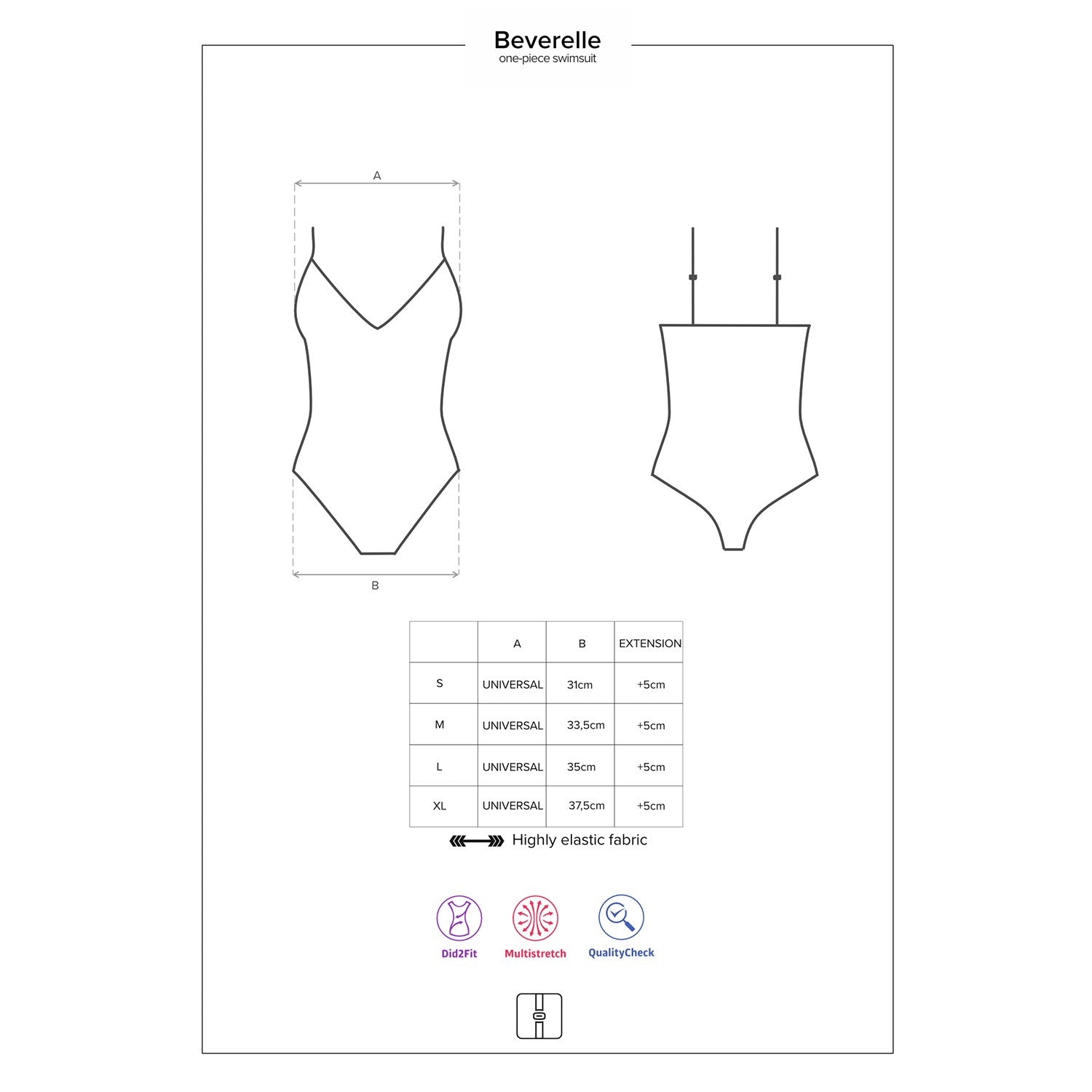 TRAJE DE BAÑO BEVERELLE OBSESSIVE NEGRO