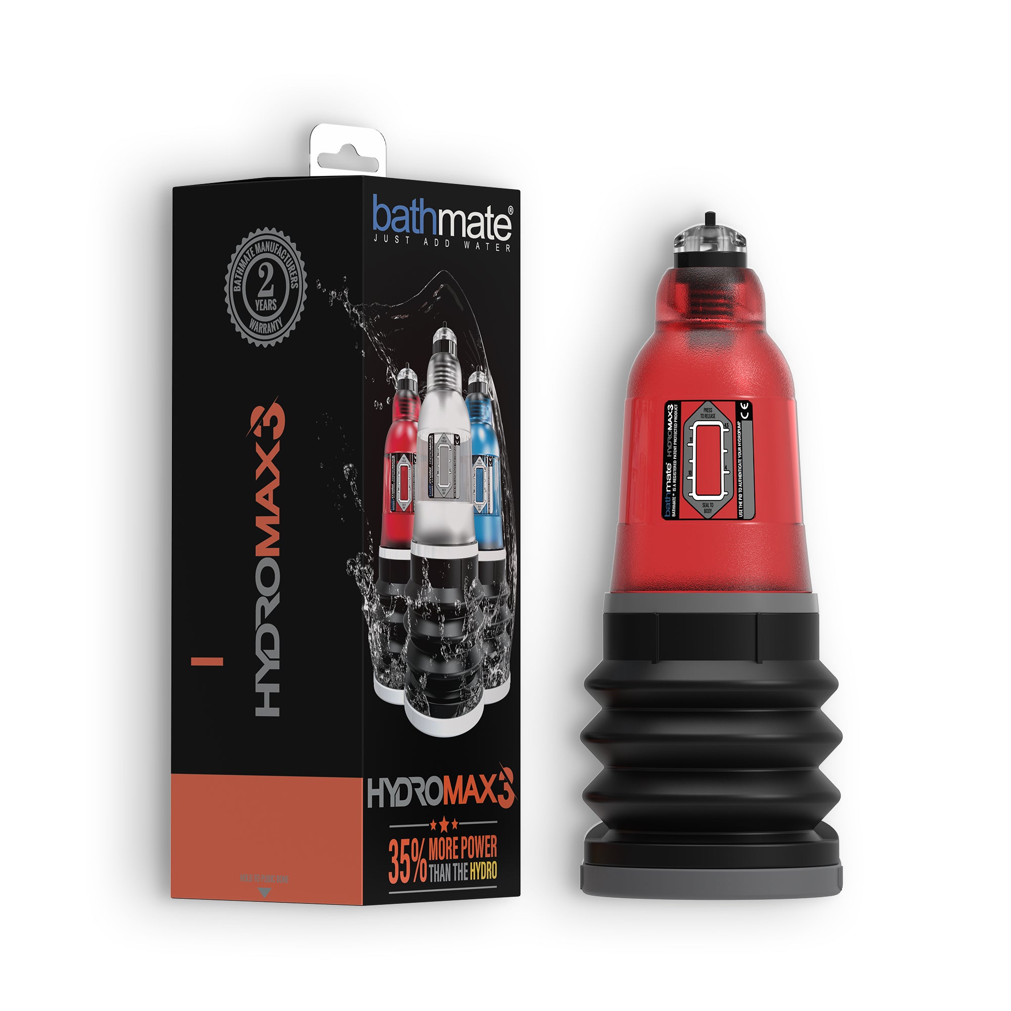Bomba para el Pene Hydromax3 Rojo