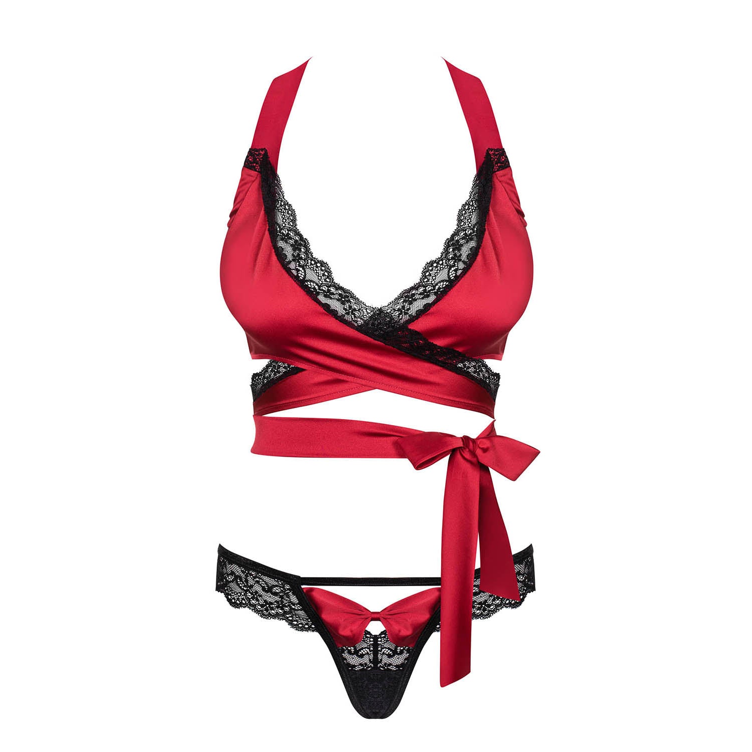 Sensuelia Set 2 Piezas Rojo y Negro