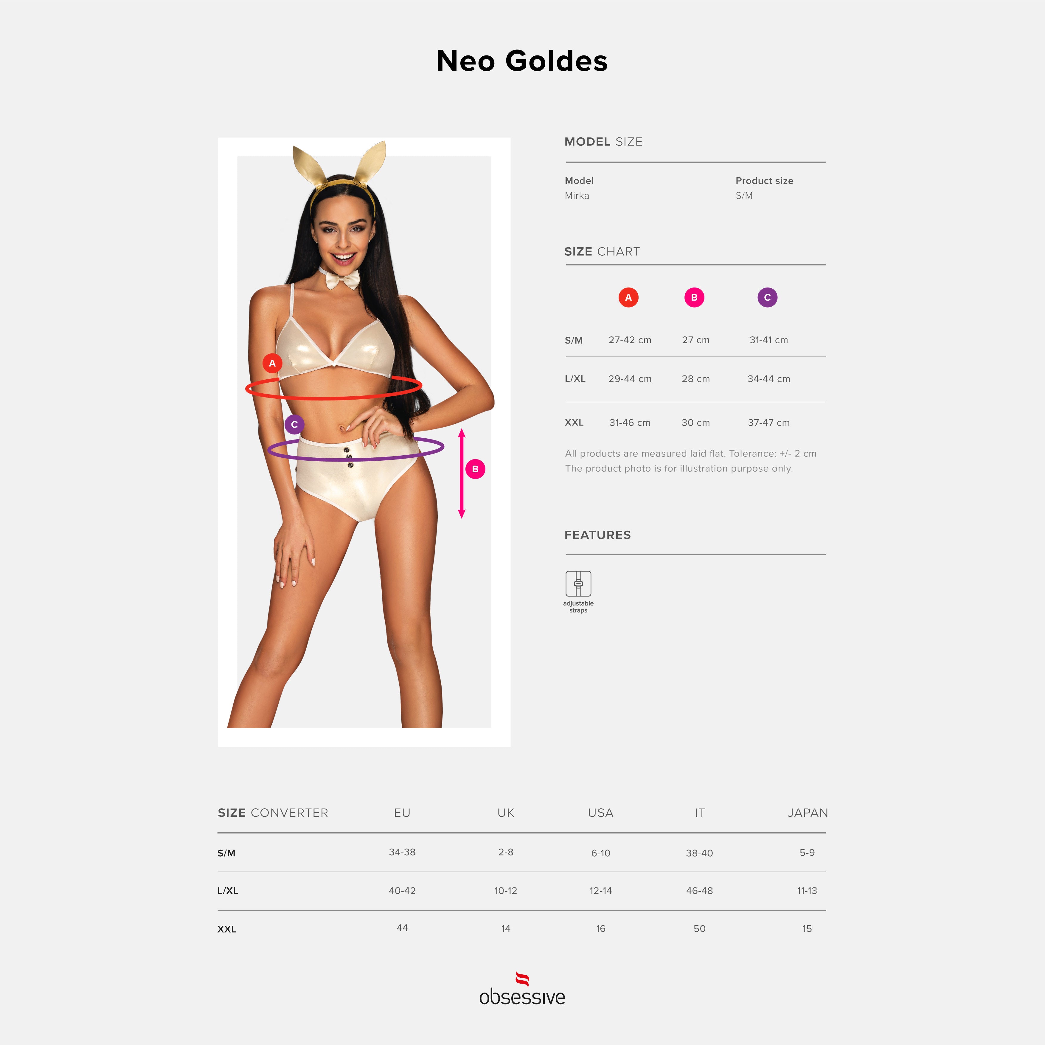 Neo Goldes Set de 2 Piezas Talla 2XL/3XL
