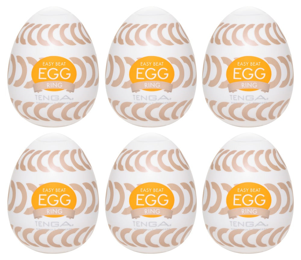 Tenga Egg Ring Pack de 6 - Masturbador Desechable Compacto
