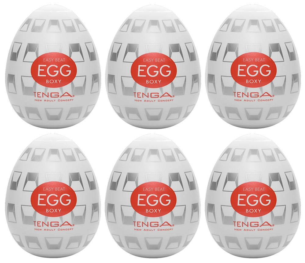 Tenga Egg Boxy Pack de 6 - Masturbador Desechable Compacto