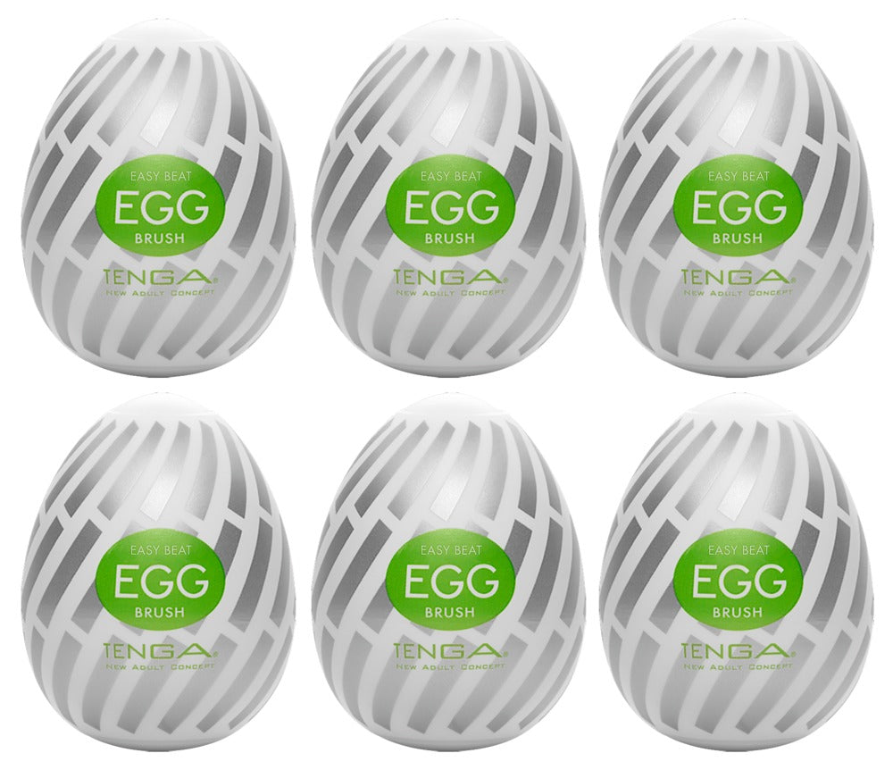 Tenga Egg Brush Pack de 6 - Masturbador Compacto Desechable