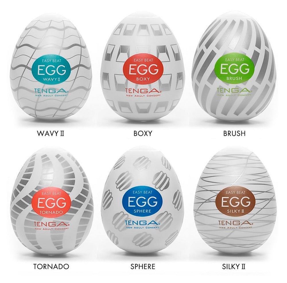 Tenga Egg Variety New Standard - Pack 6 Masturbadores Desechables