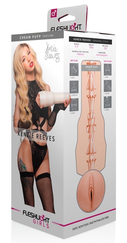 Fleshlight Kenzie Reeves Creampuff - Masturbador Manual