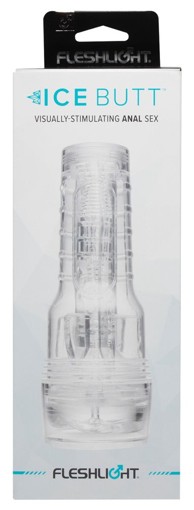 Fleshlight Ice Butt Crystal - Masturbador Anal Transparente